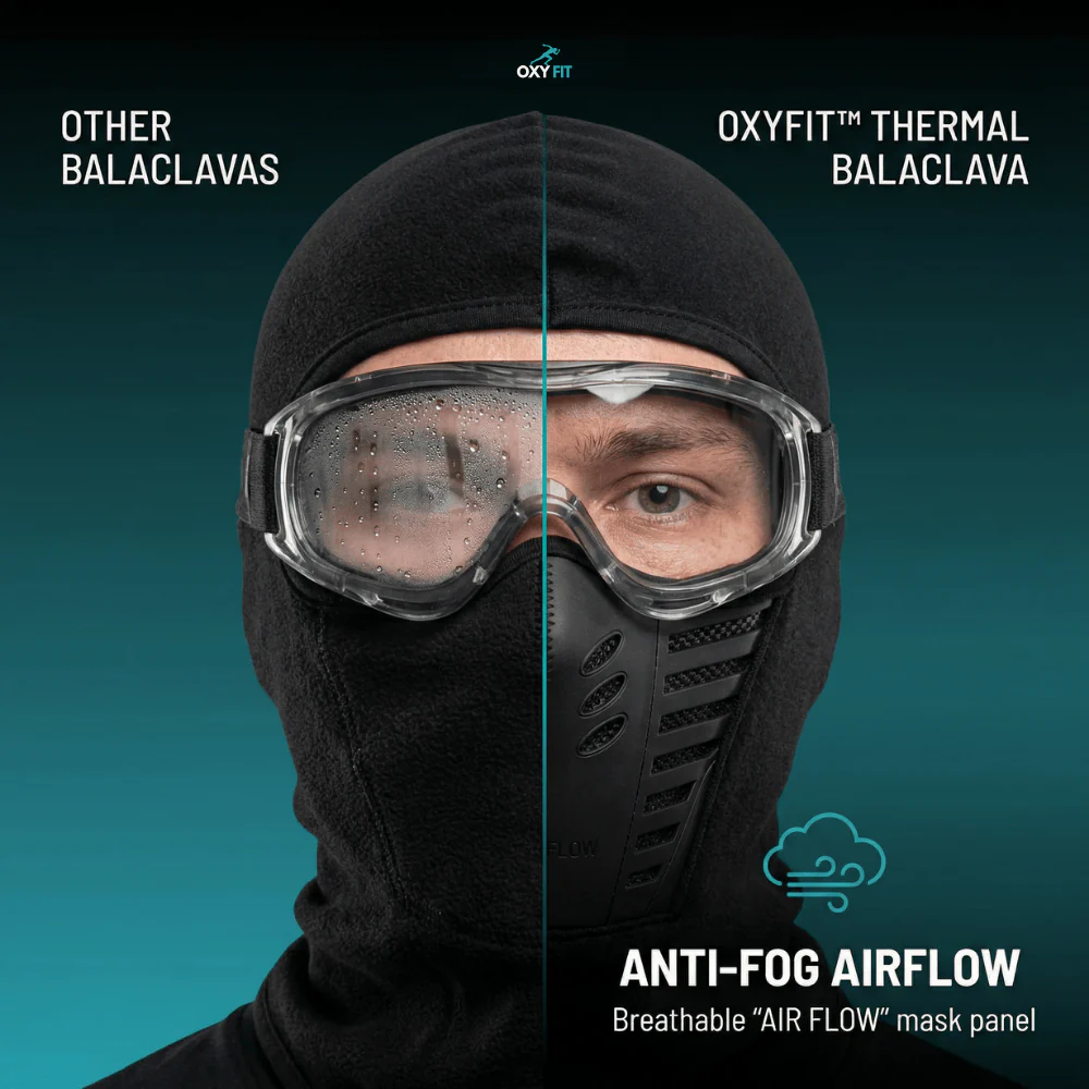 OXYFIT™ Winter Sports Balaclava with Air-Filter Protection - Image 3